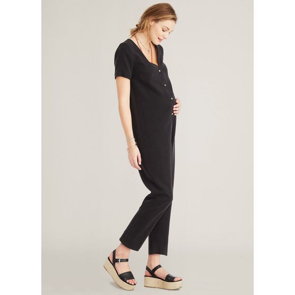 Hatch Black Maternity Jumpsuit - Picture 3 of 5
